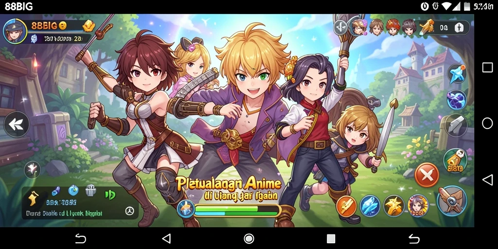 Tampilan gameplay 88BIG yang memukau dan berwarna.