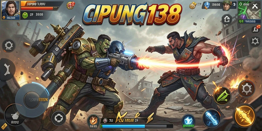 Tangkapan layar menunjukkan aksi mendebarkan dalam game CIPUNG138.
