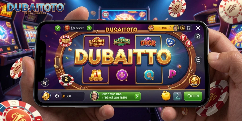 Tampilan gameplay DUBAITOTO yang seru dan menarik di aplikasi Kasino.