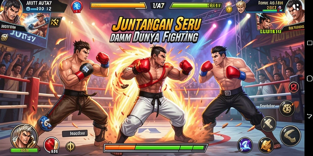 Tampilan gameplay JUTA7 yang menegangkan dan penuh aksi.