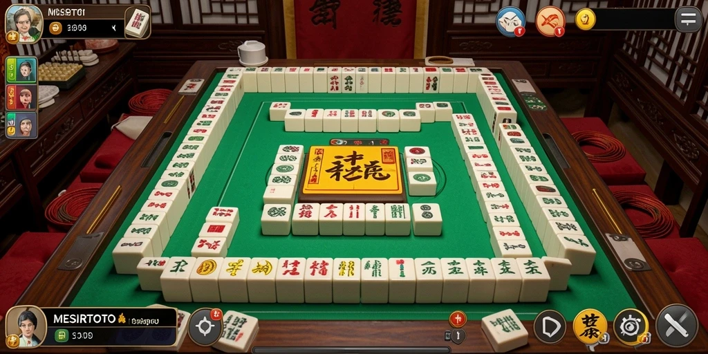 Screenshot gameplay <strong>MESIRTOTO</strong> yang menampilkan tantangan Mahjong yang seru.