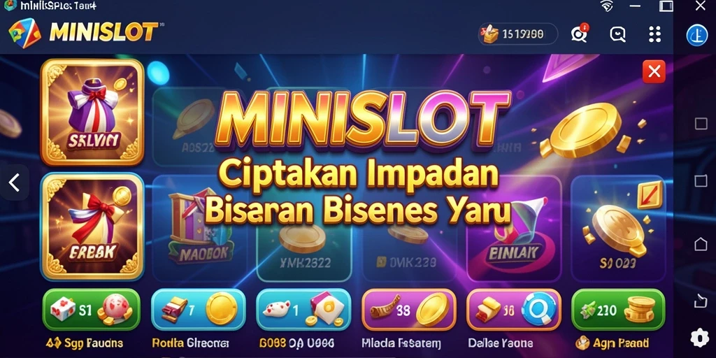 Tampilan gameplay seru dalam MINISLOT yang penuh strategi.