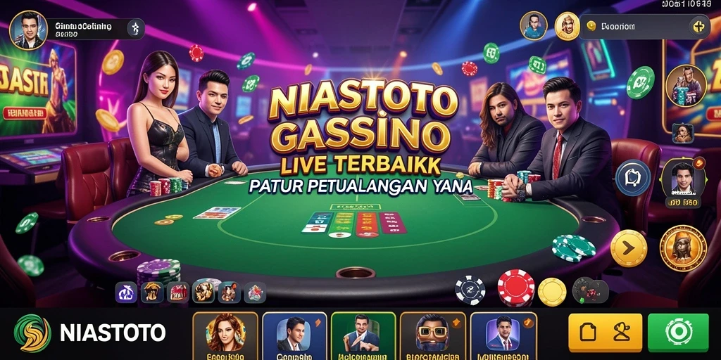 Tampilan gameplay NIASTOTO yang menarik dan interaktif di Live Casino.