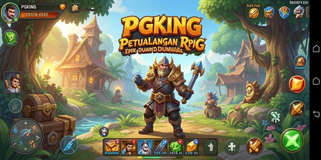 Tangkapan layar memperlihatkan aksi seru dalam permainan RPG.