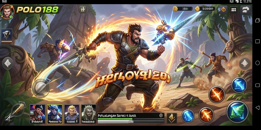 Tampilan menegangkan dari gameplay POLO188 dengan aksi tanpa henti.